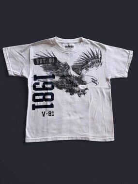 Urban Pipeline Boys Eagle Graphic Tee Small White
